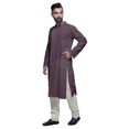 thumbnail image 2 of Atasi Kurta-Pyjama Long en Coton Imprimé pour Hommes, Kurta-Pyjama Décontracté de Designer, Vêtements, 2 of 5