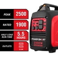 thumbnail image 2 of PowerSmart 2500W Portable Inverter Generator,Super Quiet 4-Stroke Engine,  Eco-Mode Feature, Home Use & Camping, 2 of 6