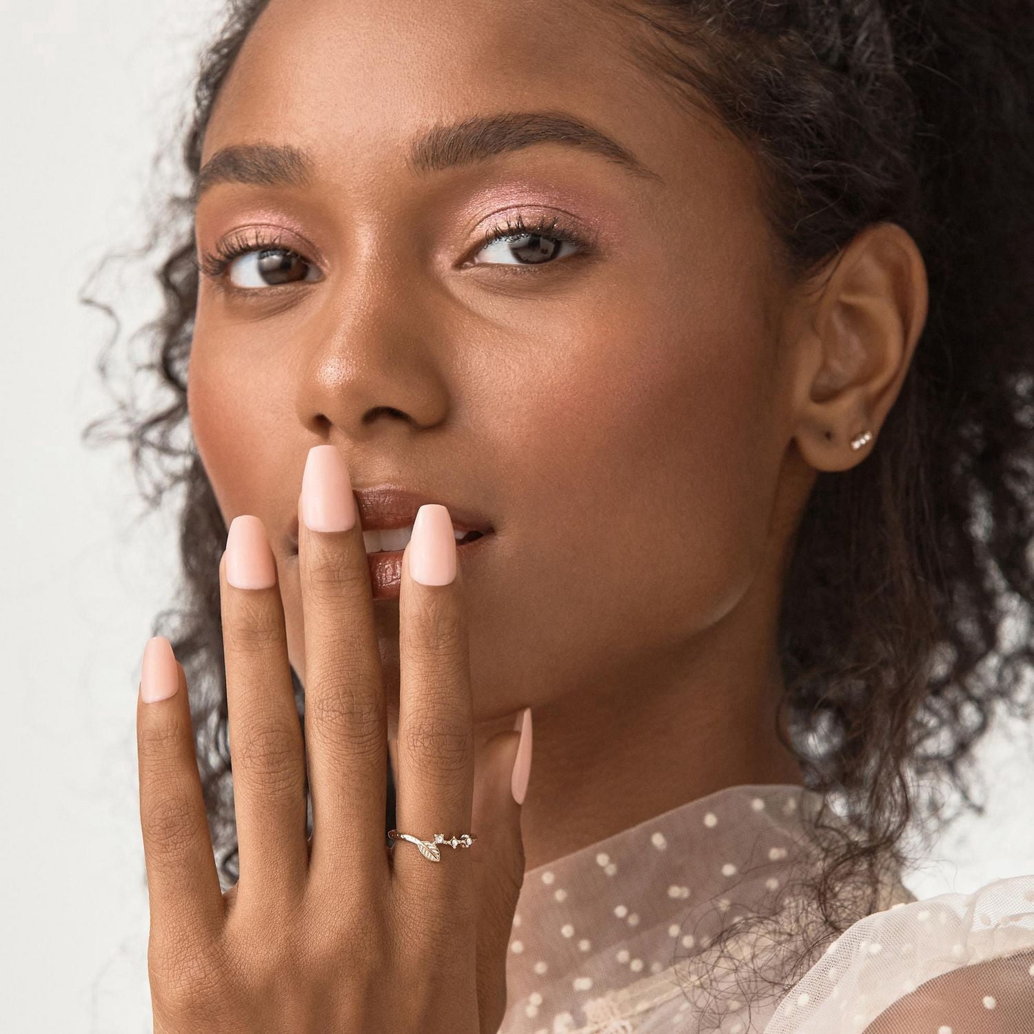 KISS ImPRESS Couleur - Ongles Artificiels, Forme Cercueil Moyen