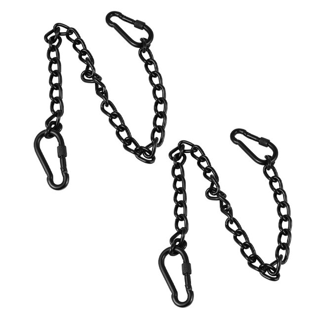 WEUVEB 2Pcs Heavy Duty Stainless Steel Hanging Chain for Hammock Chair Swing Adjustable Height