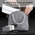 thumbnail image 4 of Heated Lunch Box 3 Layers Insulated Lunch Container Leak-Proof Thermal Bento Box Every Parts Detachable Meal Heater with Handle, 4 of 9