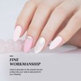 thumbnail image 4 of OFFIGAM 500Pcs Clear Press On Nails for Weddings and Traveling, 4 of 7
