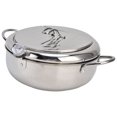 thumbnail image 3 of Frying Pot, Stainless Steel Non Stick  Cooking Fryer Temperature Controllable Portable  For Camping For Picnic For Household Black Green,Stainless Steel Color, 3 of 8