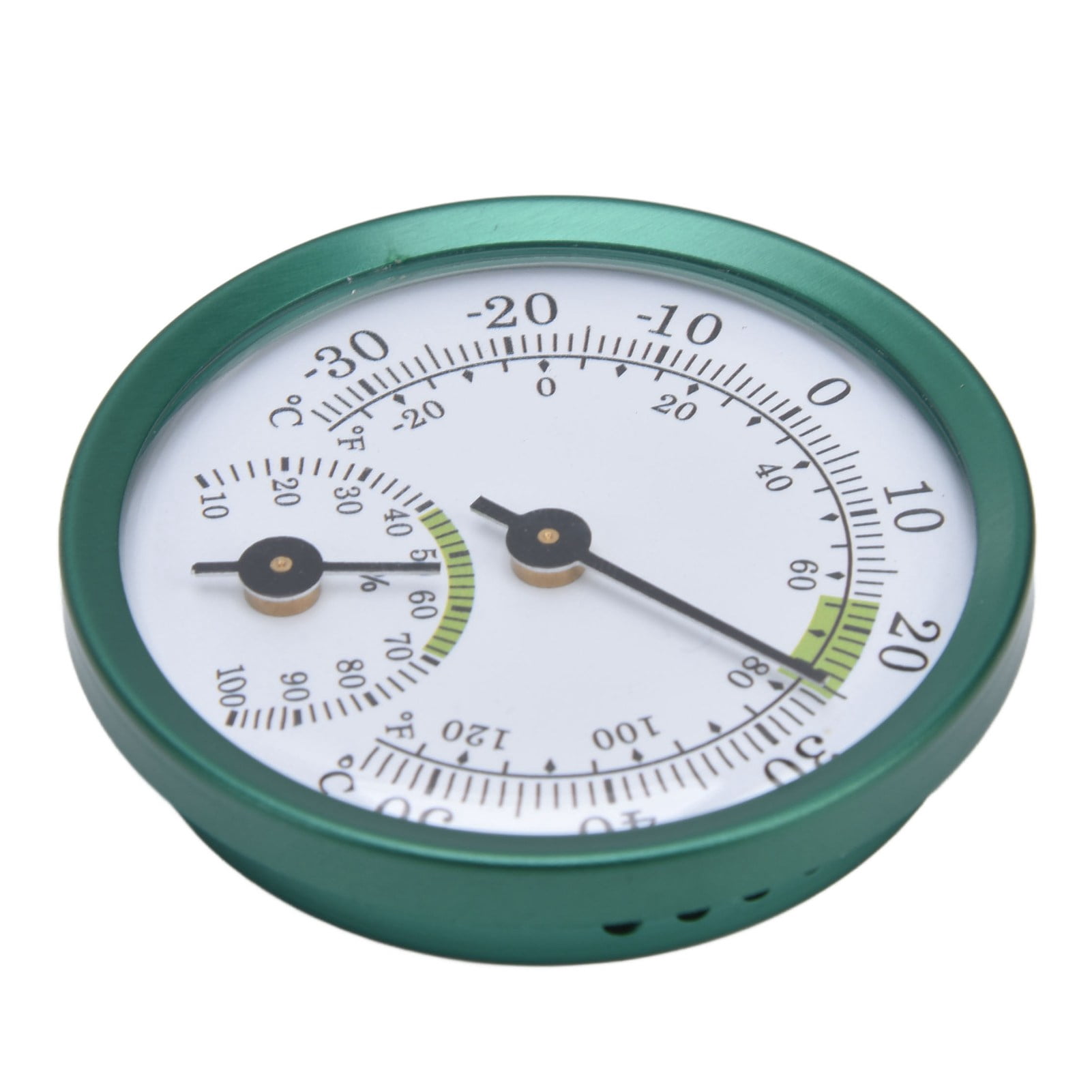 Temperature Humidity Tester, Mini Temperature Humidity Meter Easy Read Thin Transparent Dial Large Screen Mini  for Home Office for Greenhouse Warehouse
