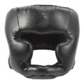 thumbnail image 3 of Boxing Head Guard, Comfortable Nonslip Lining Boxing Helmet  For Outdoor Black Adult, 3 of 8