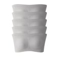thumbnail image 1 of Cute Bra Women Back-Smoothing Bra Feature V-Neck Wire-Free Bra Style W-1836 Gray 3XL, 1 of 4