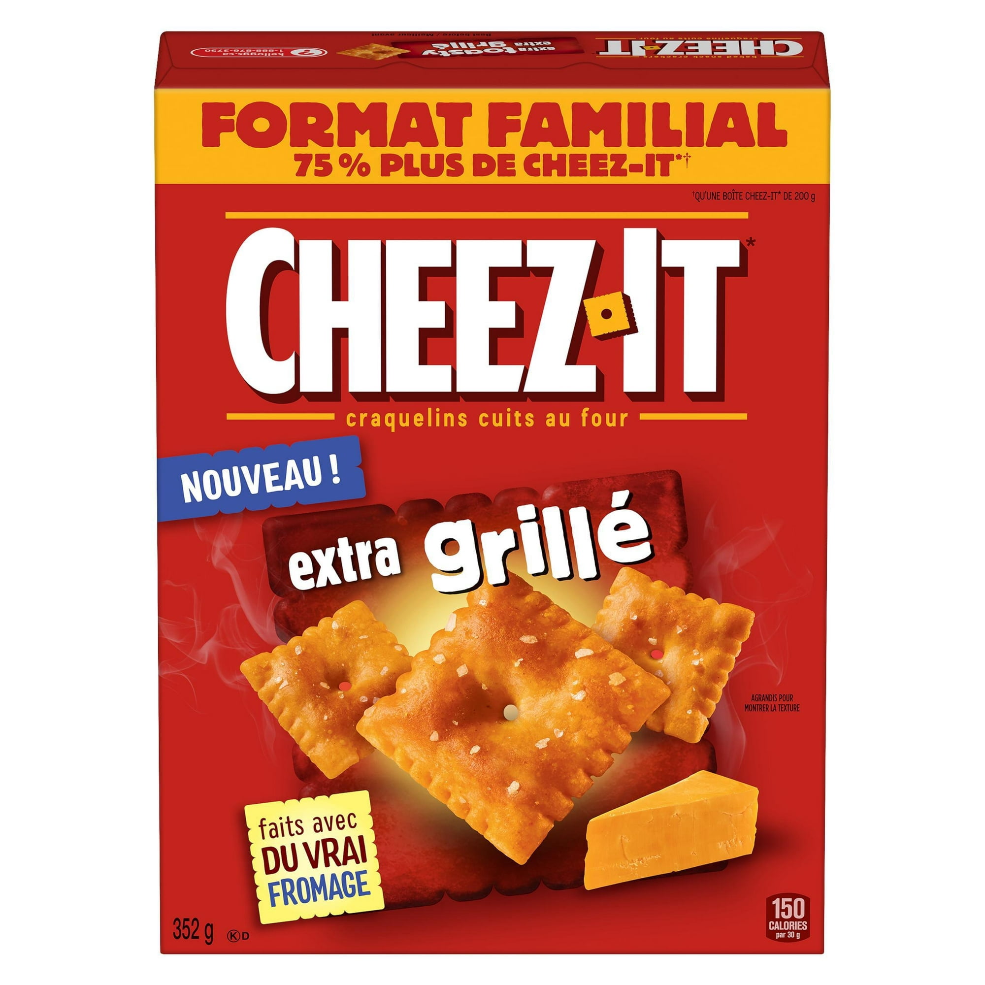 Cheez-It* Baked Snack Crackers Extra Toasty 352 g