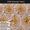 thumbnail image 5 of Vargottam Indoor/OutdoorTablecloth58x102 Inch RectangleTablecloth with Umbrella Hole and Zip- Waterproof PatioTableCloths- TableCovers for Backyard RectangularTable- Peach, 5 of 5
