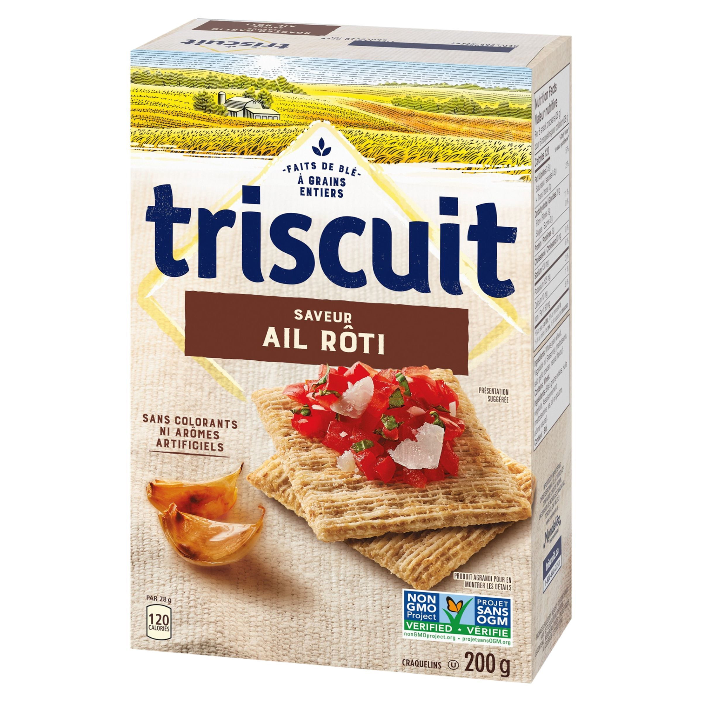 TRISCUIT à Saveur d’ail Rôti Craquelins