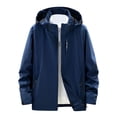 thumbnail image 1 of Mens Outdoor Jacket Men Windbreaker Jacket Lightweight Mens Jacket Windbreaker Jacket for Men Mens Big And Tall Jackets Lightweight Winter Jacket Mens Jackets with Hood Coats Mens Jacket, 1 of 3