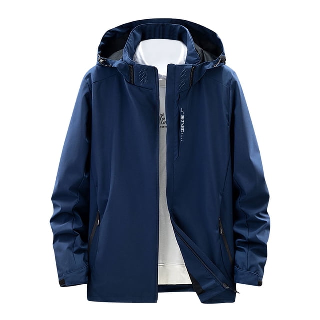 Mens Outdoor Jacket Men Windbreaker Jacket Lightweight Mens Jacket Windbreaker Jacket for Men Mens Big And Tall Jackets Lightweight Winter Jacket Mens Jackets with Hood Coats Mens Jacket