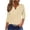 Yellow, variant on Women Pullover Tops in Clearance 3/4 Length Sleeve Tops for Women Trending V Neck Blouse Tee Solid Color T Shirts Loose Fitted Comfy Tunic Tops Womens T Shirts New Mint Green XXL
