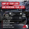 thumbnail image 3 of AMERICAN MODIFIED Hawke Grille for 2018+ Wrangler JL & 2020+ Gladiator JT, 3 of 9