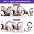 thumbnail image 3 of JIAHAOO Vacuum Dust Collection Bin Bottom Lid Seal Durable Leakage Repair Replacement V7 V8 Easy Installation, 3 of 10