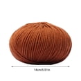 thumbnail image 3 of EGNMCR Wool Hand-woven Medium Coarse Scarf Hat Overcoat Wool Merinoss Wool Wool Cashmeres Yarn wools group, 3 of 5