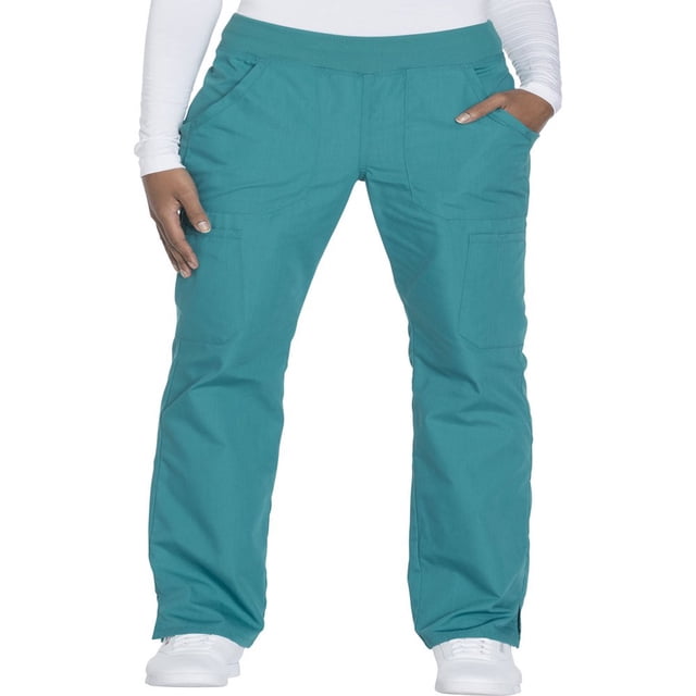 CHOK Workwear Originals Women‘s Scrubs Pant Mid Rise Straight Leg Pull-On Cargo WW210