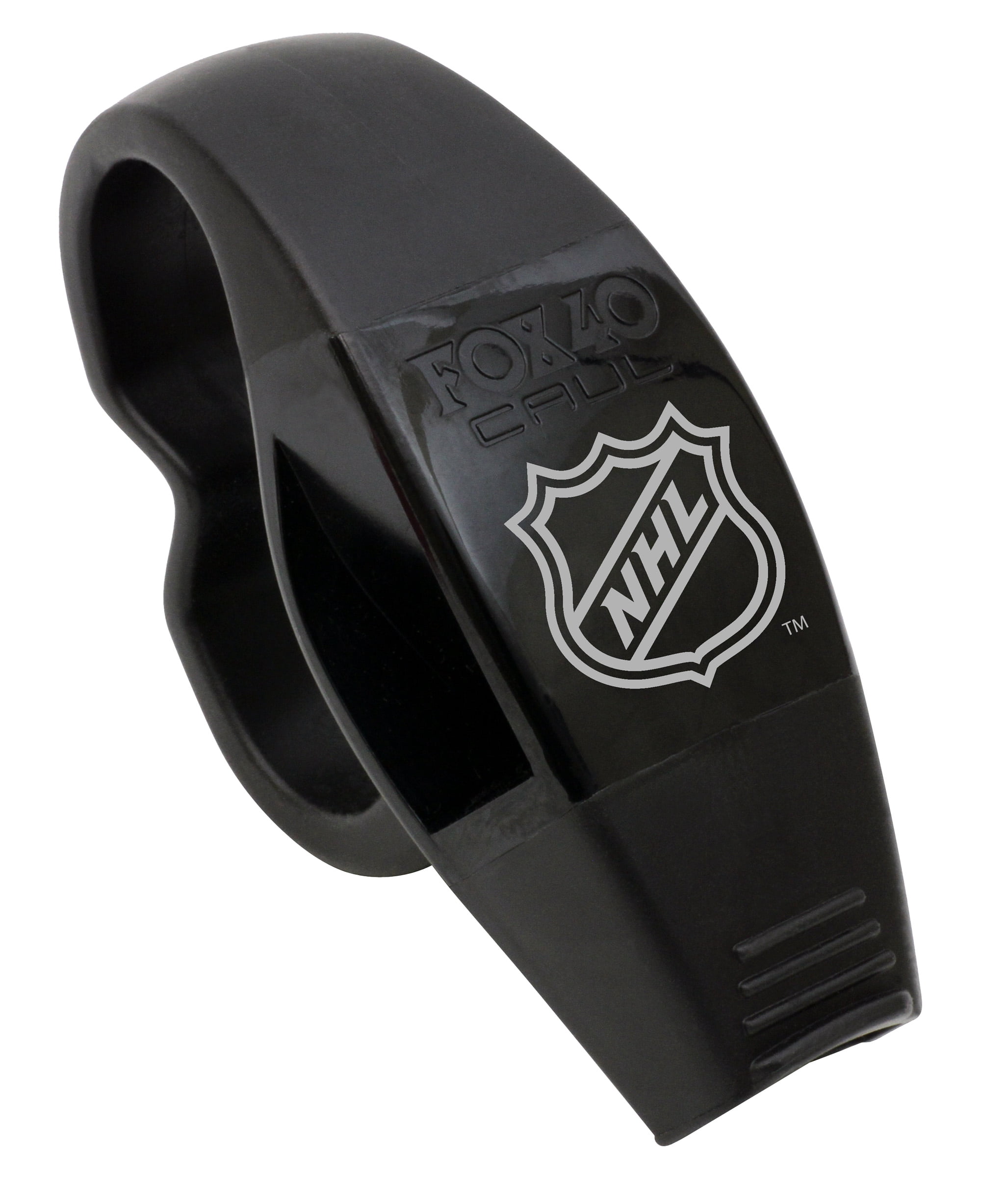 Fox 40 Caul Official Hockey Whistle of The NHL.   Made of Indestructible Polycarbonate and features a Flexible, Integrated Finger Grip