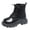 Black, variant on Wxirdiow Girls Boys Barefoot Boots Ankle Boots Kids Lace Up Work Boot Girls Boots Riding Shoes Western Cowboy Boot Beige Size,9-9.5 Years
