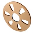 thumbnail image 3 of 1/4 10 Inch Empty Tape Reel Aluminum Alloy 6 Hole Universal Opening Machine Part Sound Tape Takeup Reel Gold, 3 of 6