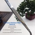 thumbnail image 4 of Bonsai Tweezers, Curved Potted Plant Tweezers Convenient Rust Proof Easy Maintenance Stainless Steel Wearable With Spatula For Garden, 4 of 8