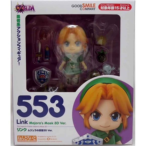 Legend of Zelda Figurine Articulée de 4 Pouces Nendoroid - Link Majora Mask Version 3D