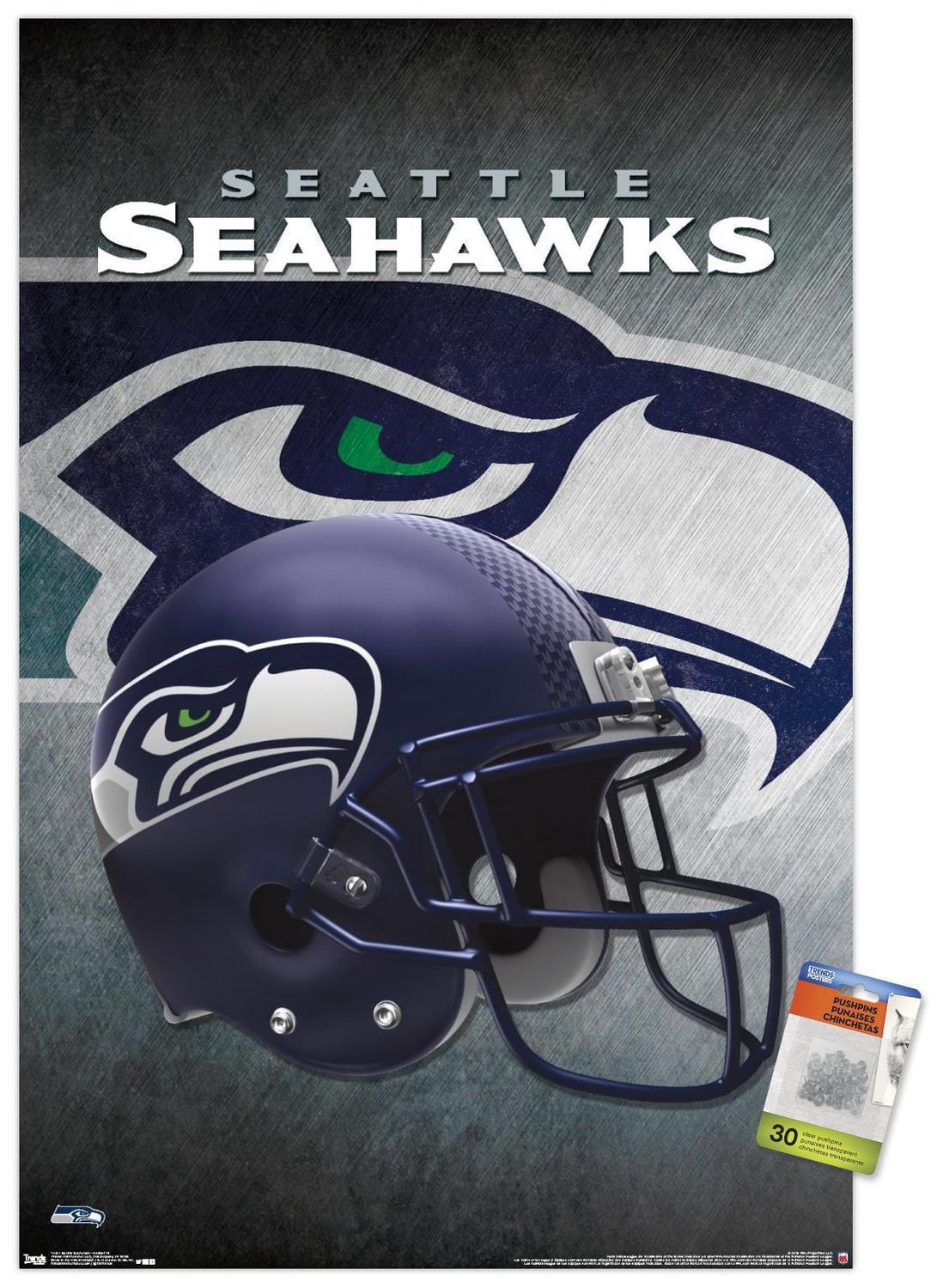 NFL Seattle Seahawks - Helmet 16 Wall Poster