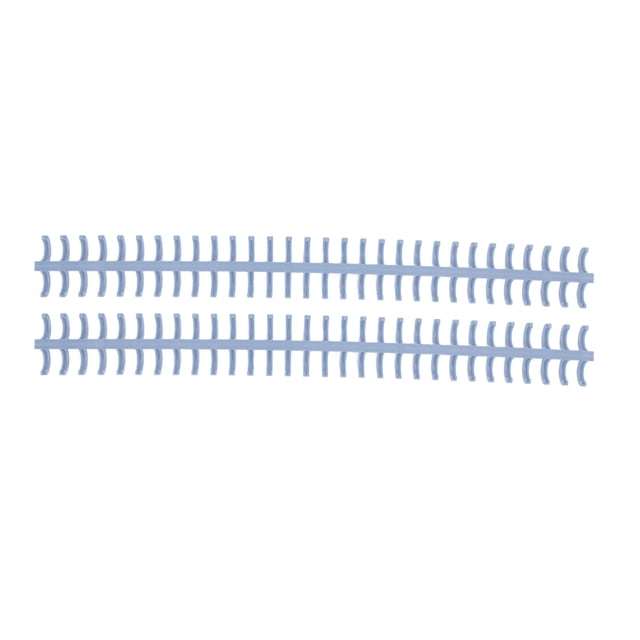 Kozecal PP Plastic Binding Spine, Light Blue, 10 Count