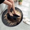 thumbnail image 4 of ERK 1Pcs Tapis Rond Animal 3D Grand Tapis de Salon Antitache Lavable Tapis de Sol Doux pour Sofa, 4 of 4