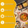 thumbnail image 4 of Air Fryer Disposable Paper Liner Rectangle for Ninja Dual Air Fryer, Air Fryer Parchment Paper Liners Rectangular Non-Stick, Air Fryer Liners for Ninja DZ201 DZ401, 4 of 6