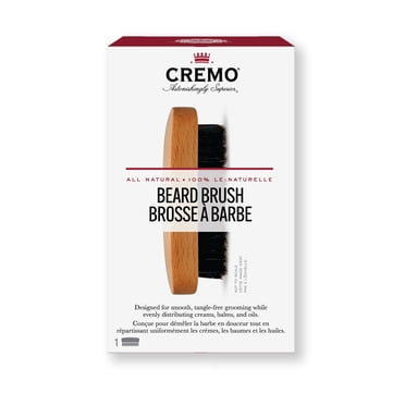 Cremo beard brush,100% Boar Bristle beard brush, ideal for grooming, shaping and styling beards of all sizes.