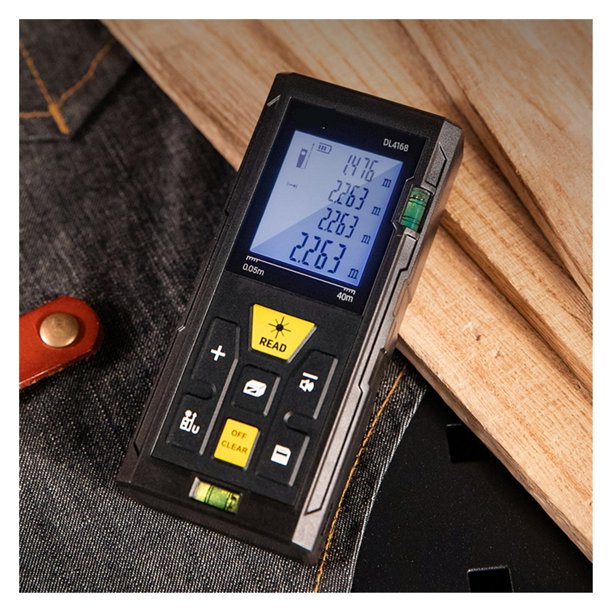 Mètre Ruban Laser LED – Télémètre 60 M, Outil De Mesure Précis Pour Chantier