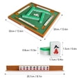 thumbnail image 4 of Mini Mahjong Set with Folding Mahjong Table Portable Mah Jong Game Set For Travel Family, 4 of 8