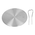 thumbnail image 2 of Plaque de Diffusion de Chaleur en Acier Inoxydable pour Cuisinière à Induction, Durable et Rapide, Poignée Sécurisée, Excellente Expérience de Cuisson. Aides de Cuisson pour Cuisinière à Gaz, Cuisinière Électrique, 2 of 8