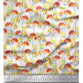 thumbnail image 1 of Soimoi Poly Georgette Fabric Flower Watercolor Decor Fabric Printed Yard 52 Inch Wide, 1 of 3