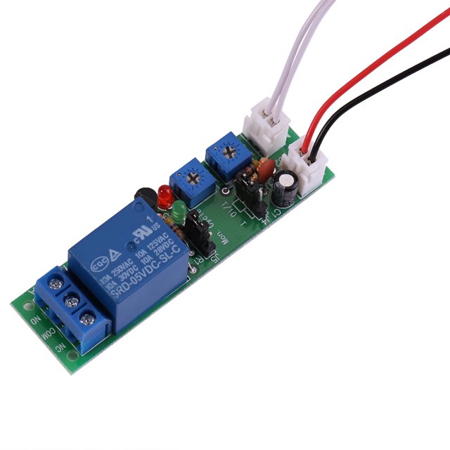 Herwey DC 5V 12V 24V Minuterie de Cycle Réglable, Module de Relais avec Interrupteur Marche/arrêt, Module de Minuterie, Module de Relais avec Minuterie