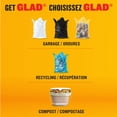 thumbnail image 3 of Glad Sacs à Ordures Blancs Grands 45 Litres, 3 of 4