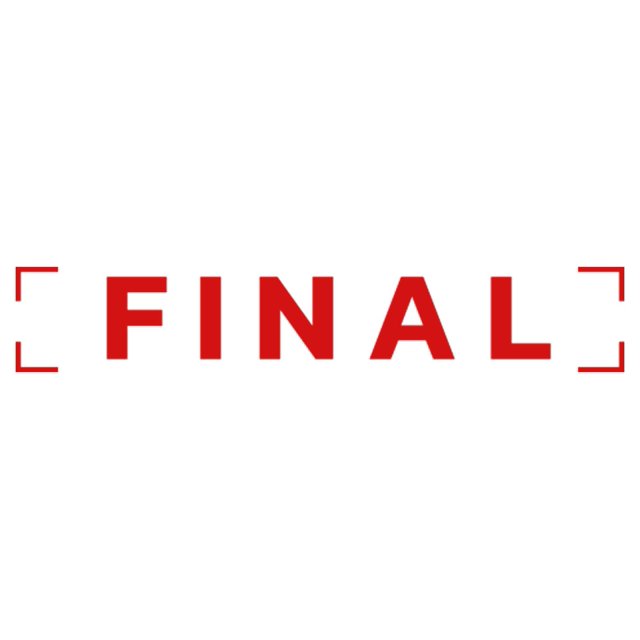 Printtoo Final Self Inking Rubber Stamp Pre-Inked Office Stamp- Home Office Business Stationery, Red- 42 x 9 mm