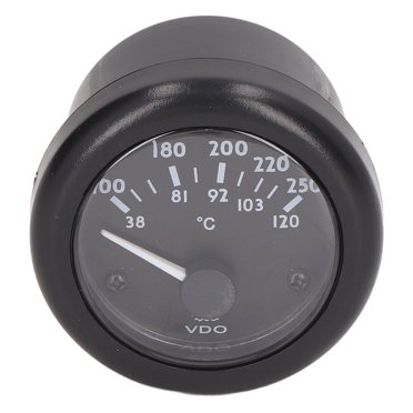 Water Temp Gauge, Engine Water Temperature Gauge 2in Wide Range High Accuracy Front Waterproof Diesel Generator Water Temp Meter