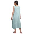 thumbnail image 3 of Moomaya Chemise de Nuit à Manches pour Femmes, Imprimée, en Coton, 3 of 5