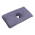 thumbnail image 1 of Tachiuwa Serviette de Table de Massage Coussin pour Visage avec Trou Lavable Réutilisable Protecteur Peau Gris, 1 of 9
