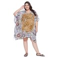 thumbnail image 2 of Oussum Robe Tunique pour Femmes, Manches Courtes 3/4, Caftan pour Dames, Robes Décontractées, 2 of 7