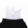 thumbnail image 2 of Baby Girls Jumpsuit Princess Lace Sleeveless Patchwork Mesh Bandage Shorts, 2 of 6