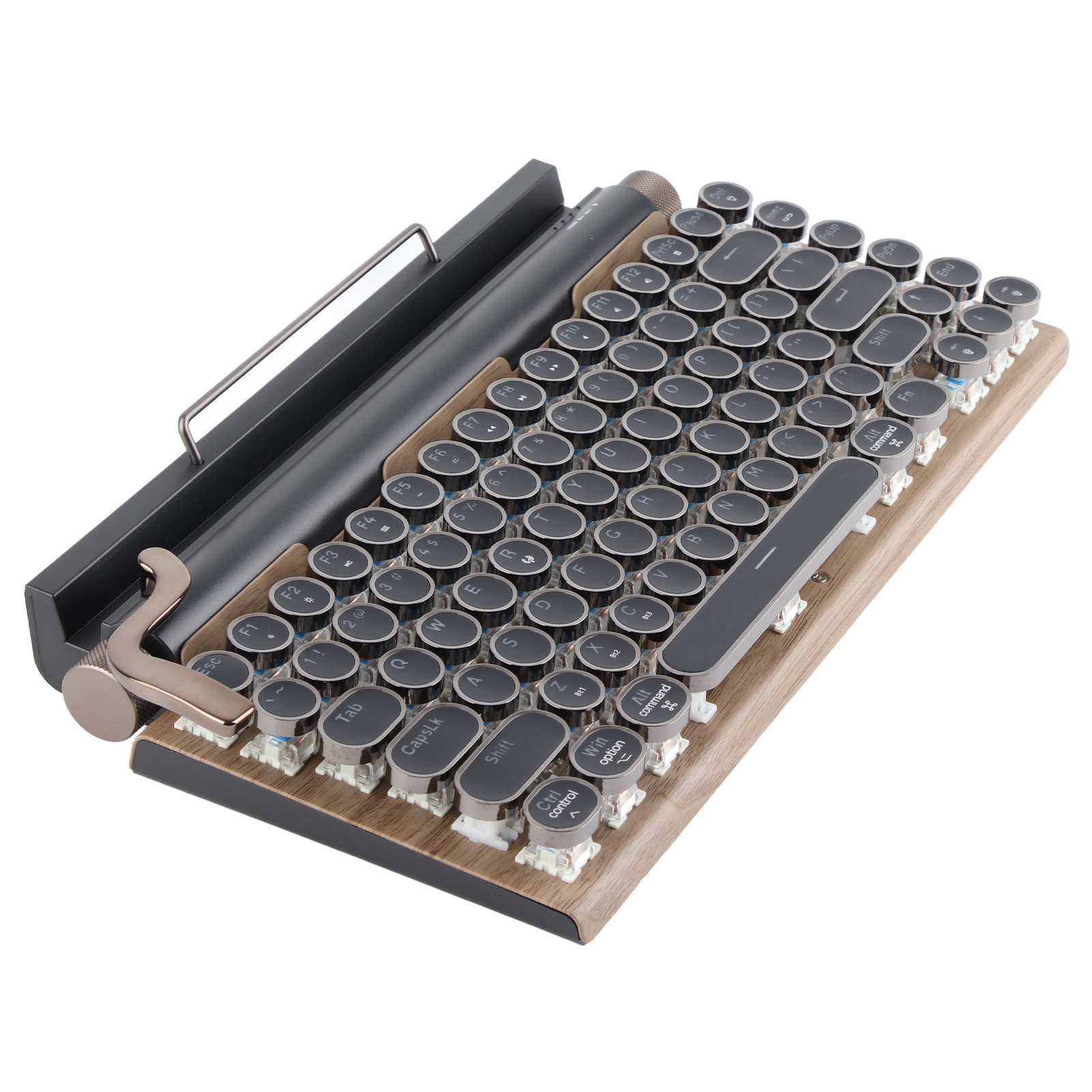 83 Keys Keyboard, Unique Design Mechanical Keyboard Wear Resistance  for Home for School for Office