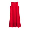 thumbnail image 3 of AMERTEER Mode Femmes Casual O-Neck Solide Veste de Couleur Sans Manches Douce Robe Plissée, 3 of 5