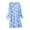 Dark Blue, variant on Women'S Cotton Nightgown Sleepwear Long Sleeves Shirt Casual Print Sleepdress Women Nightgowns & Sleepshirts Dark Blue Xl