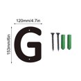 thumbnail image 2 of Big Savings! Three-Dimensional Iron Art Number Sign, House Number Metal Letters, Wall-Mounted Home Address Sign with Screws for Outdoor and Indoor Use, 2 of 5