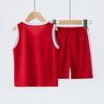 thumbnail image 3 of Kids Summer Basketball Vest & Shorts Set - Quick Dry, Sleeveless, Adjustable Straps, 3 of 5
