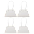 thumbnail image 1 of SHISUYAN Durable Paper Plant Bags with Double Handles for Storage White 4pcs, 1 of 9