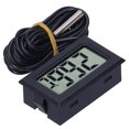 thumbnail image 1 of Digital Hygrometer,, Impact Resistance Digital Temperature Meter, LCD Display  For Greenhouse For Garden For Smart Home For Humidors Black, 1 of 8