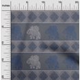 thumbnail image 1 of oneOone Cotton Silk Fabric Floral & Elephant Block Print Sewing Fabric BTY 42 Inch Wide, 1 of 4